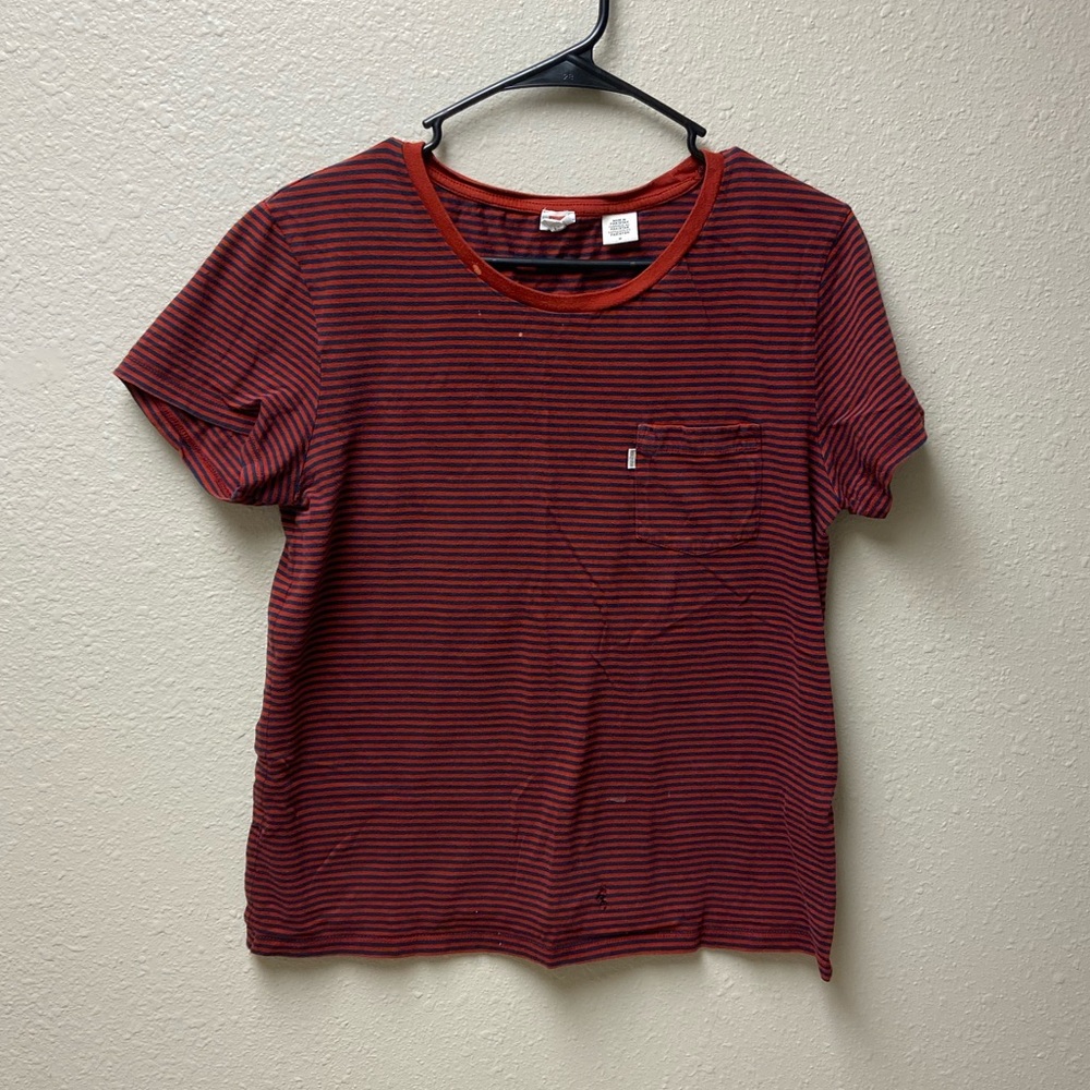 Levi’s women’s medium striped shirt